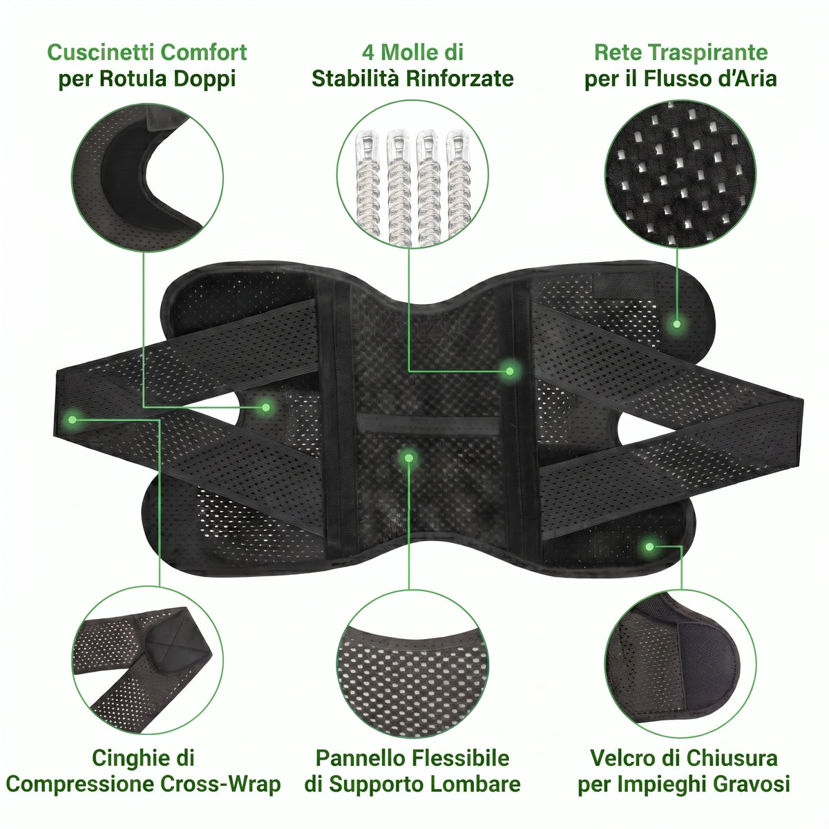 Kneovita™ Ginocchiera — Protezione Tutto il Giorno, Senza Dolor